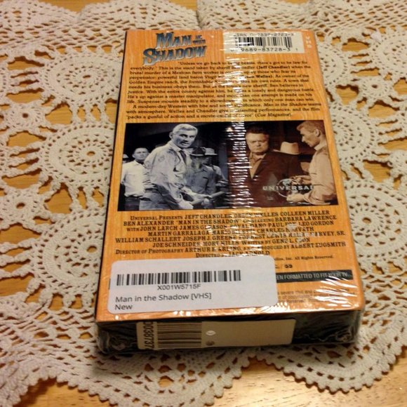 Collectible VHS, Man in the Shadow - Orson Welles and Jeff Chandler Western - Picture 2 of 6